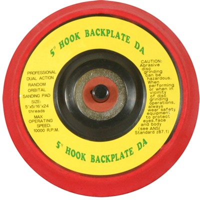 Gloss Garage 5" Inch Hook and Loop Professional Backing Plate