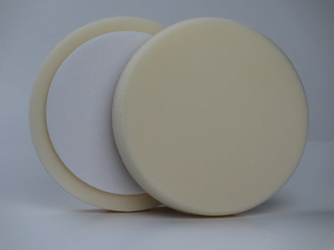 6 Inch White Foam Polishing Pad