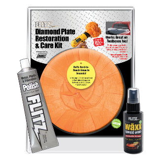 FLITZ Diamond Plate/Truck Toolbox Care Kit