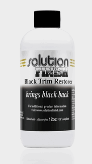 Solution Finish Black Plastic & Vinyl Restorer 1 oz.