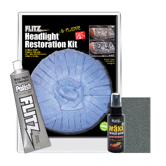 FLITZ Headlight & Plastic Restoration Kit