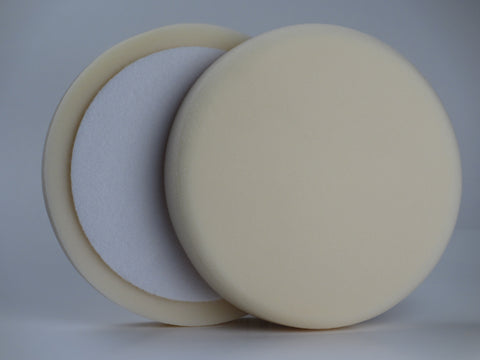 7 Inch White Foam Polishing Pad